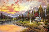 Thomas Kinkade Beginning of a Perfect Evening I painting